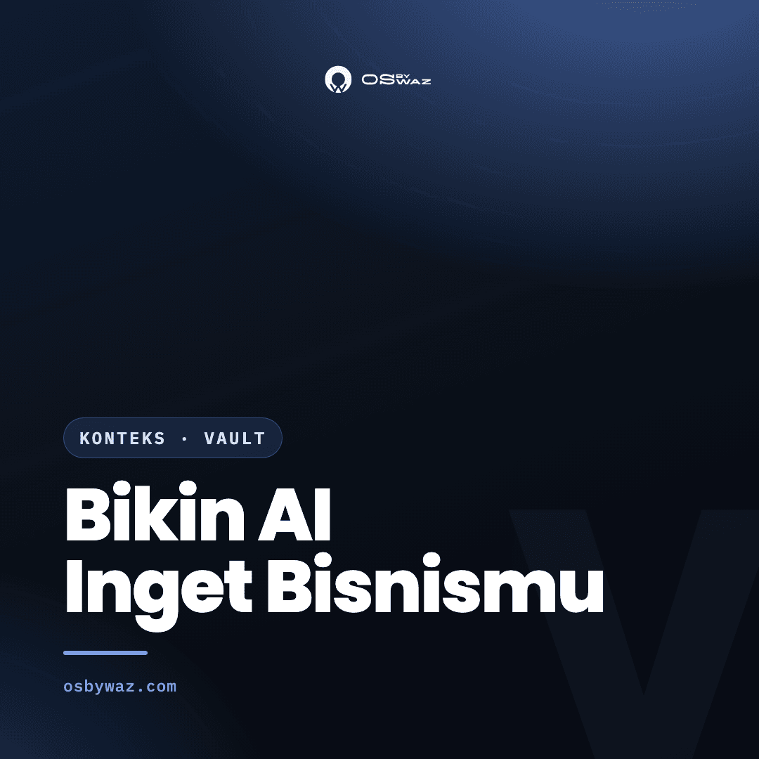 Bikin AI Inget Bisnismu