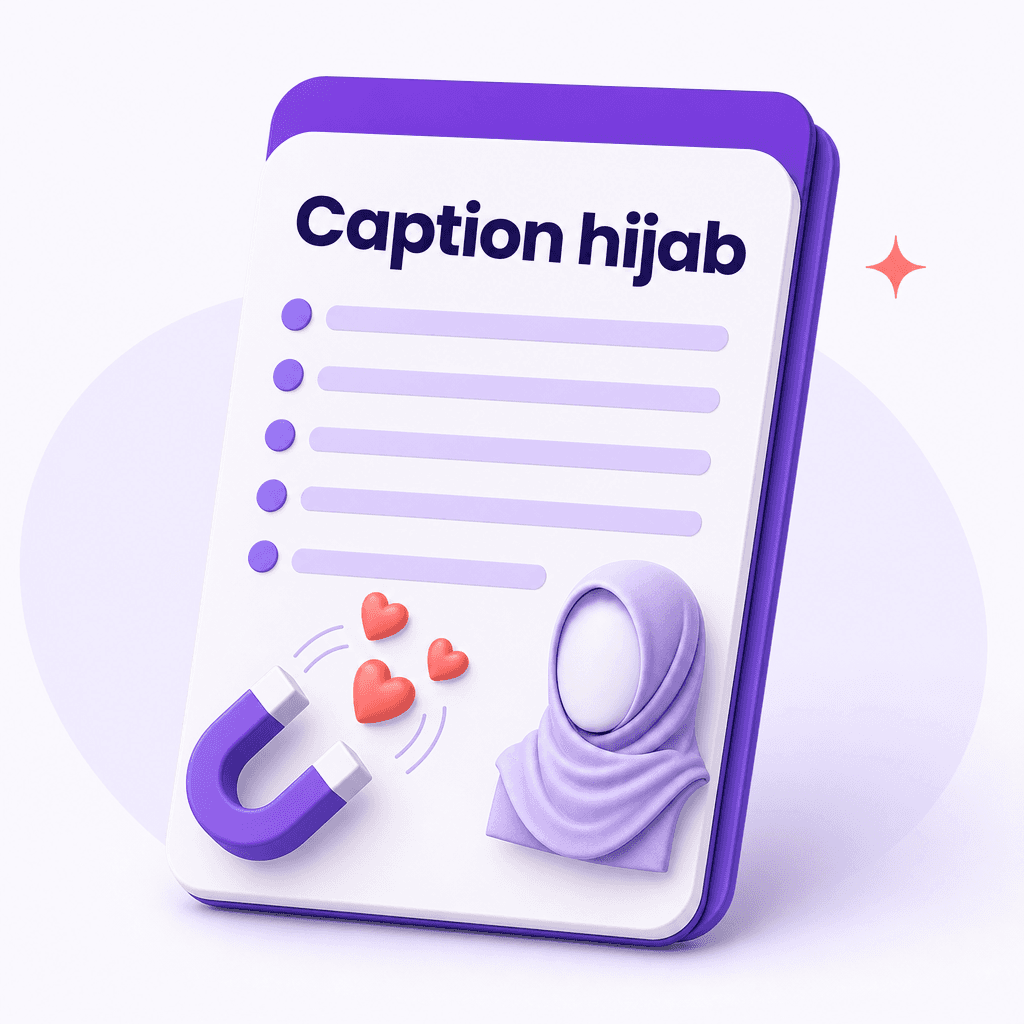 Caption + hook hijab seller