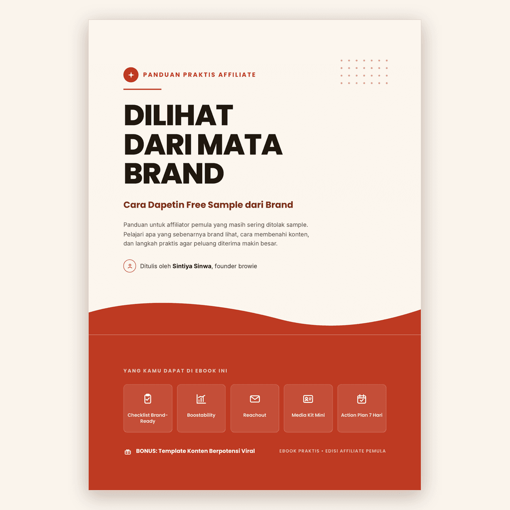 Dilihat dari Mata Brand — cara dapetin free sample dari brand