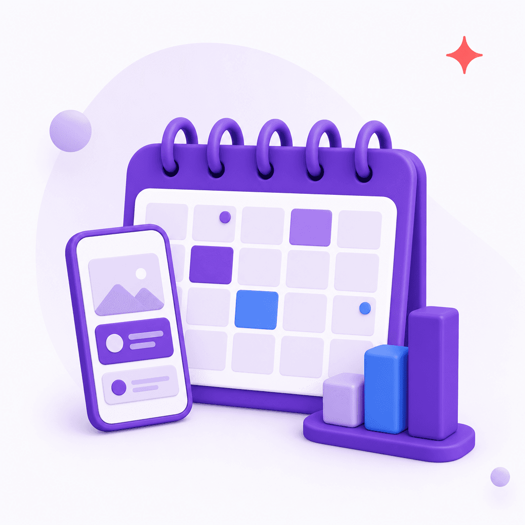 Editorial plan gadget seller — 30 hari + 30 caption jadi