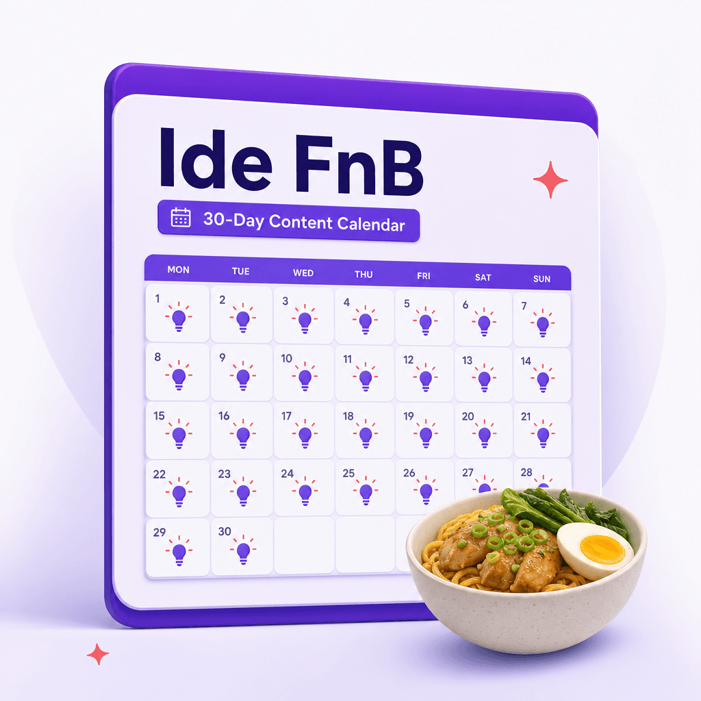 Bank ide konten 30 hari seller F&B