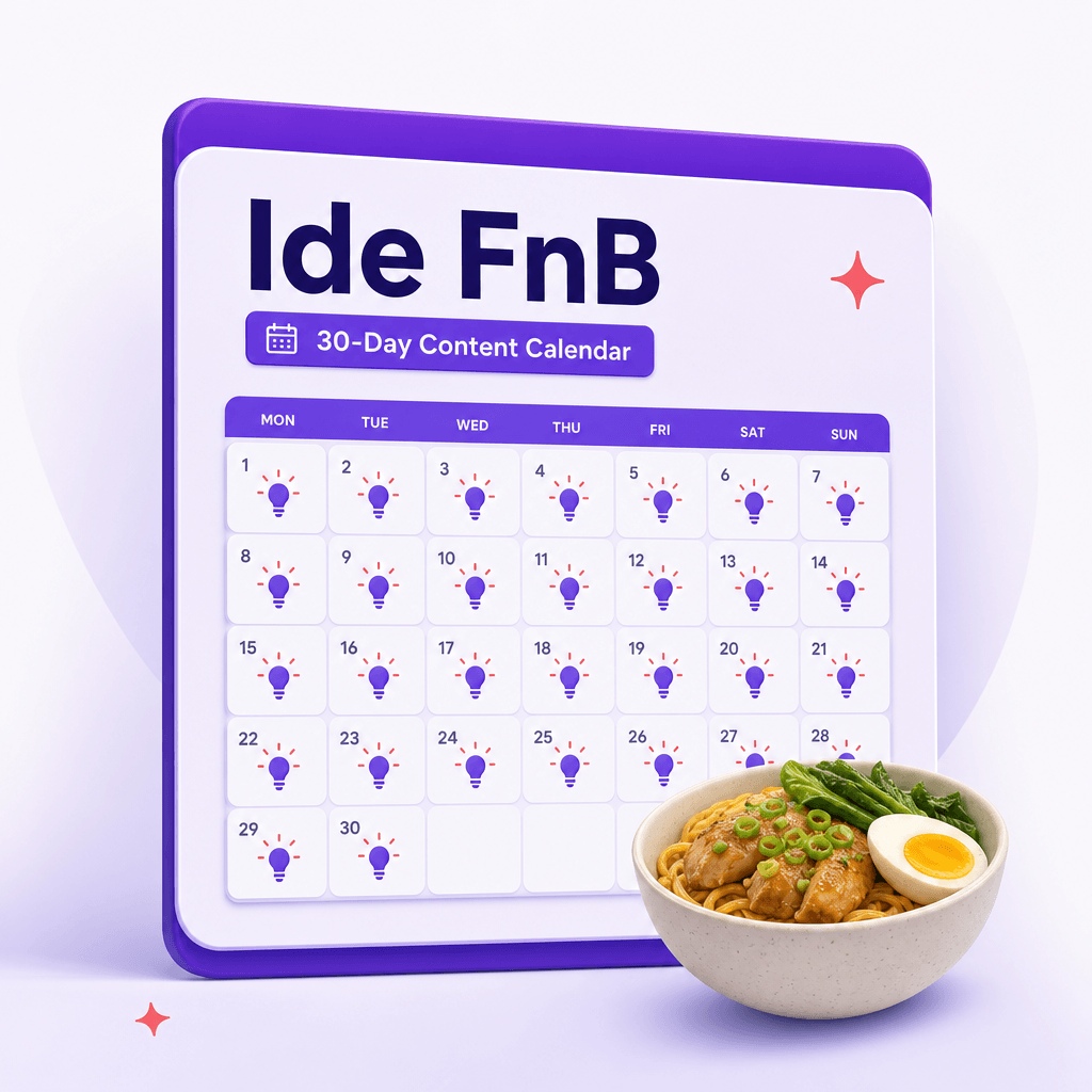 Bank ide konten 30 hari seller F&B