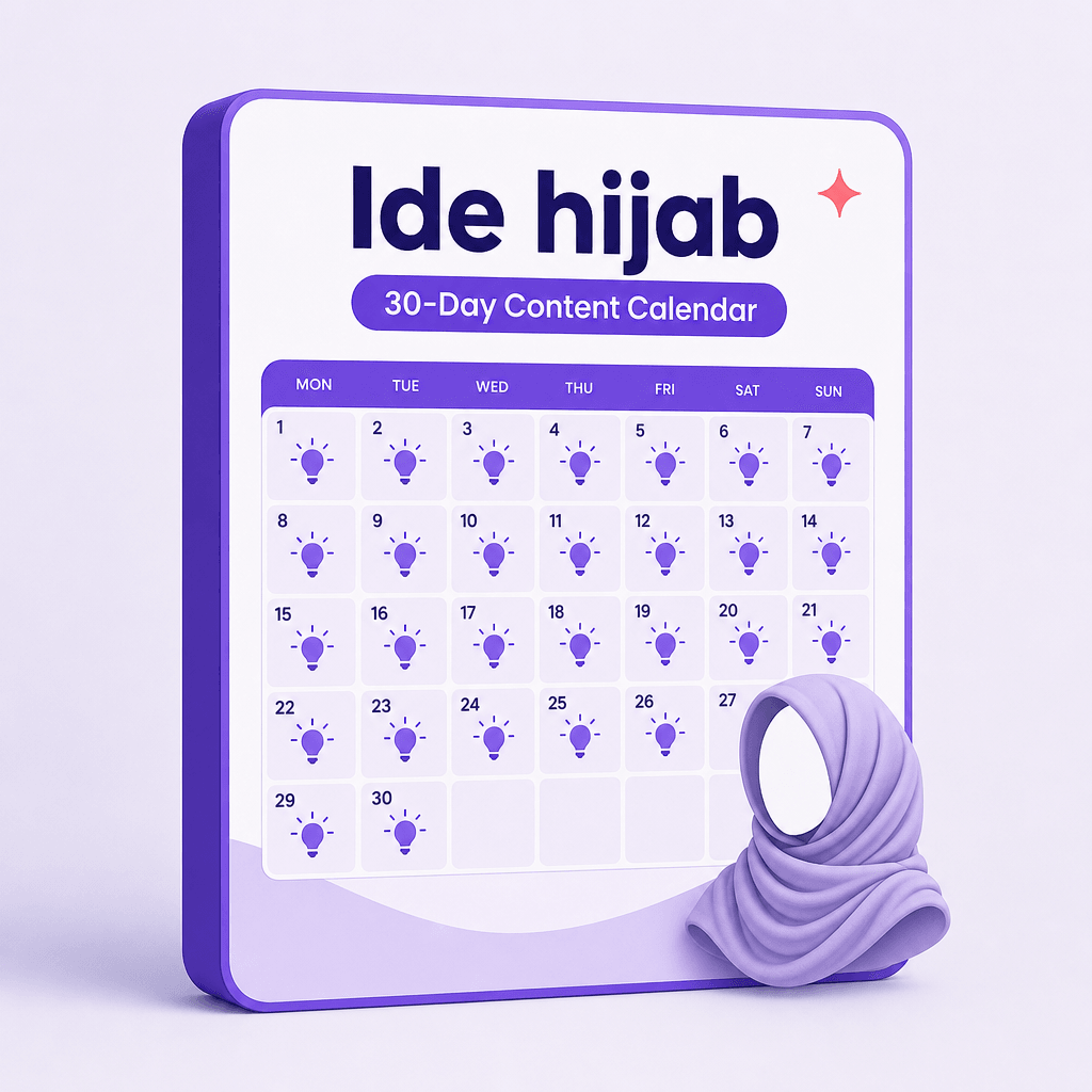 Bank ide konten 30 hari toko hijab