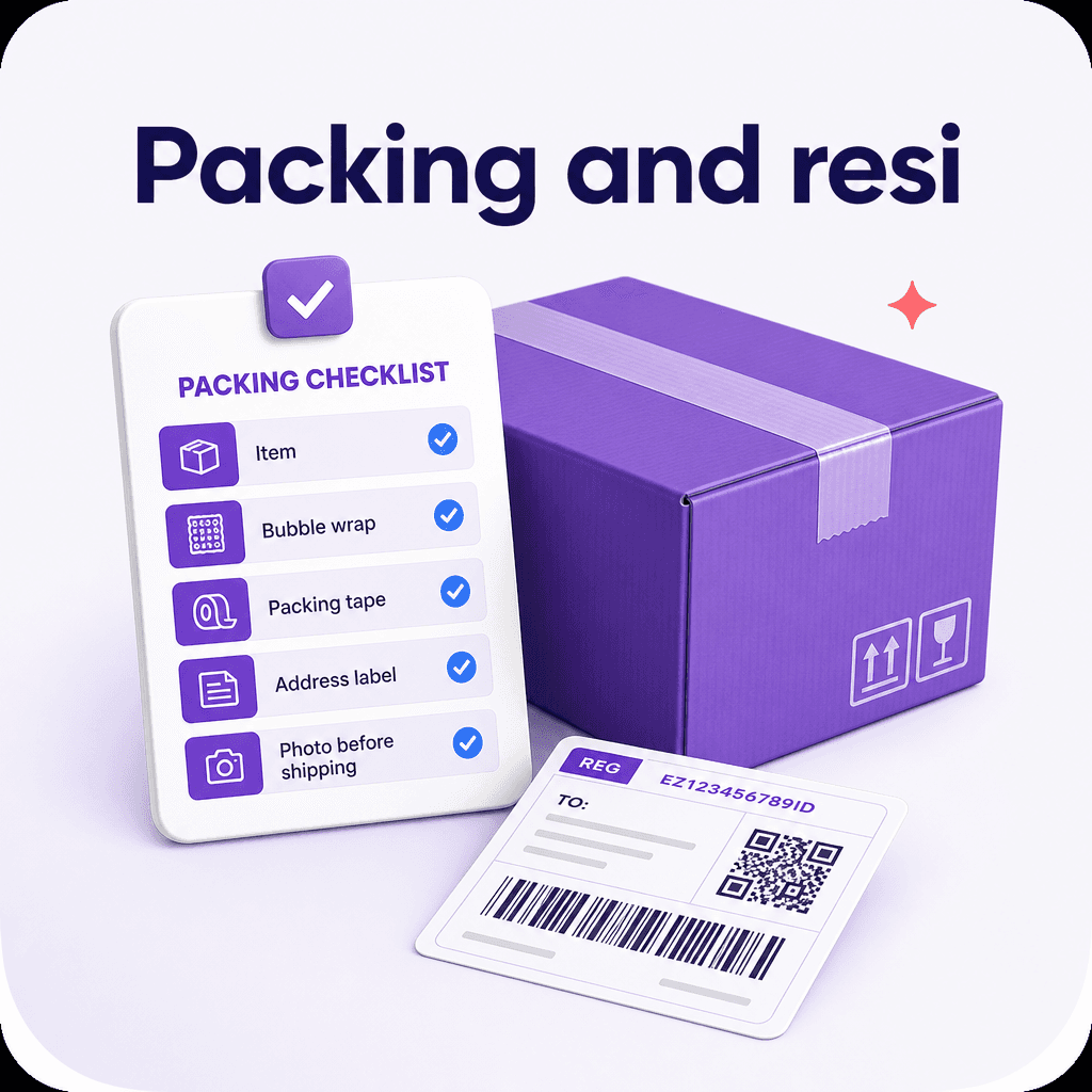 Checklist packing & resi anti salah-kirim