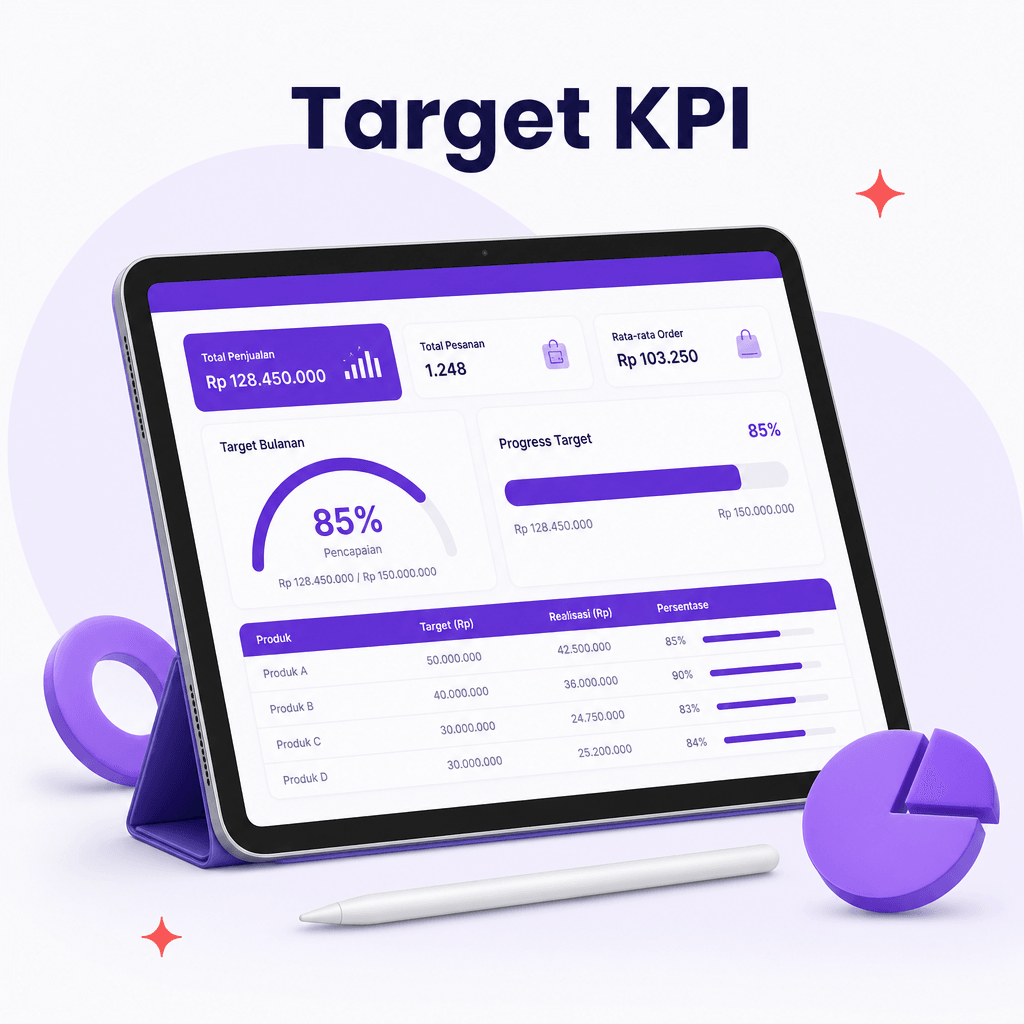 Target & KPI toko bulanan