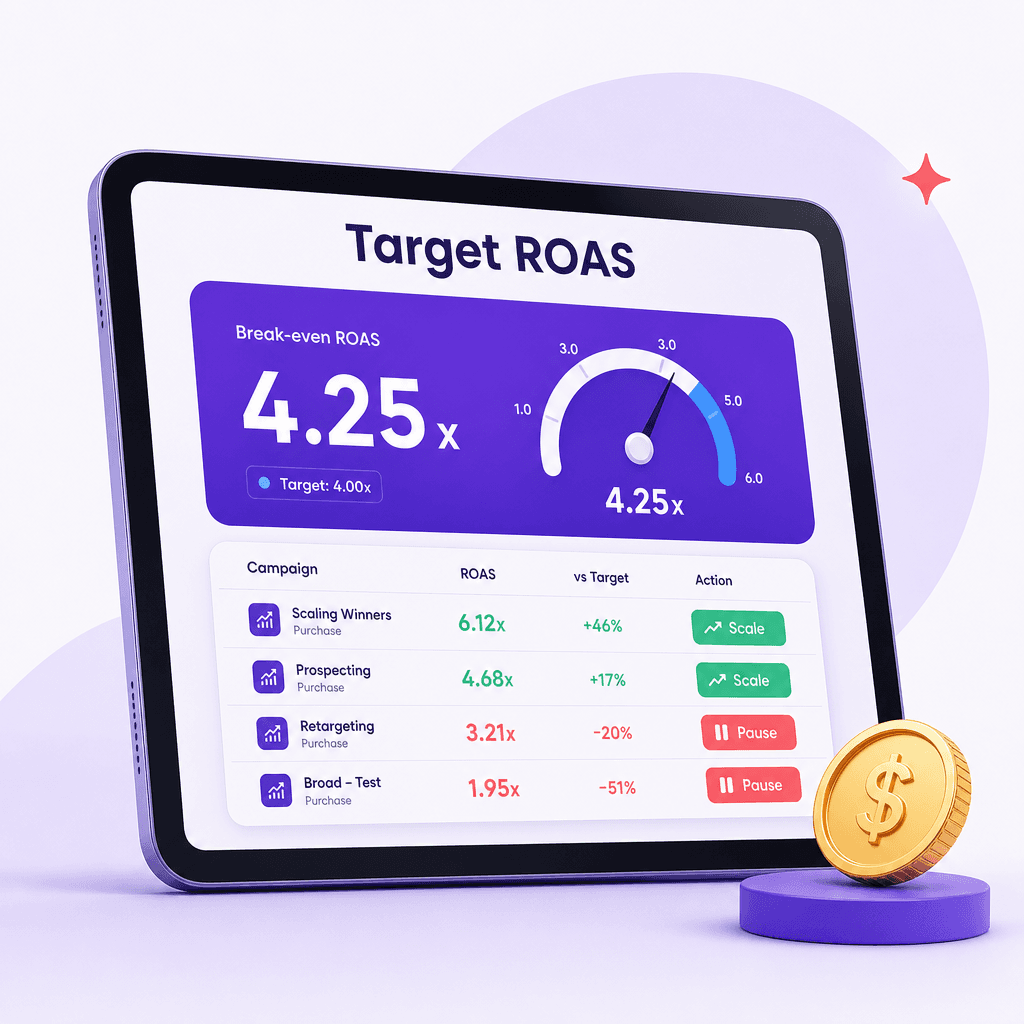 Target ROAS sadar-profit