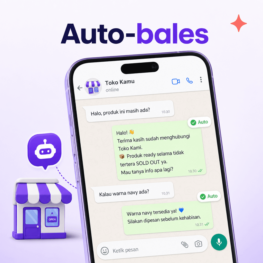 WhatsApp toko yang bales sendiri